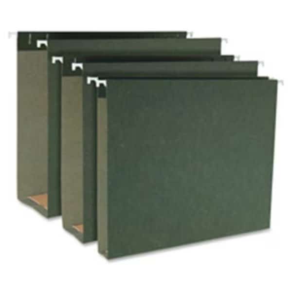 Business Source BSN43850 Hanging File Folders; Ltr; .2 in. Tab; 1 in. Exp; 25-BX; SDGN
