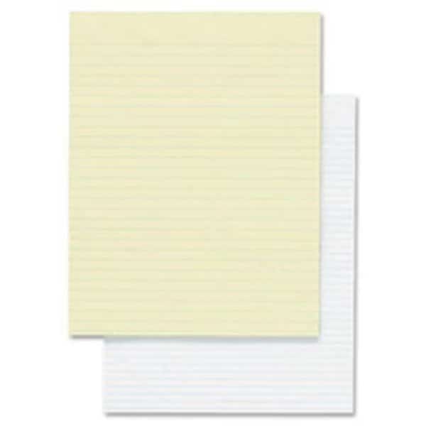 Memorandum Pads;8.5 in. x 11 in.;Wide Ruled; 50Shts-PD; Canary