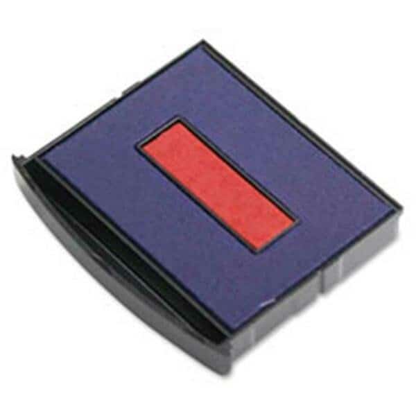 Mfg.-Co. COS Replacement Pad- 2-Color Dater- Blue-Red