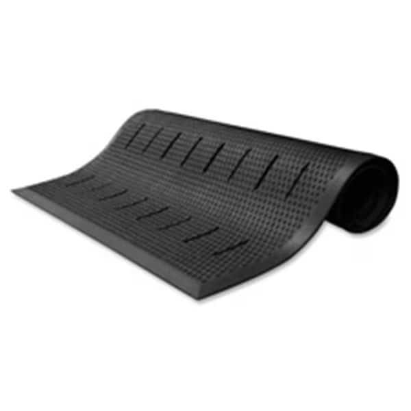 Anti-Fatique Mat- Beveled Edges- .5 in. Thick- 3 ft. x 4 ft.- Black