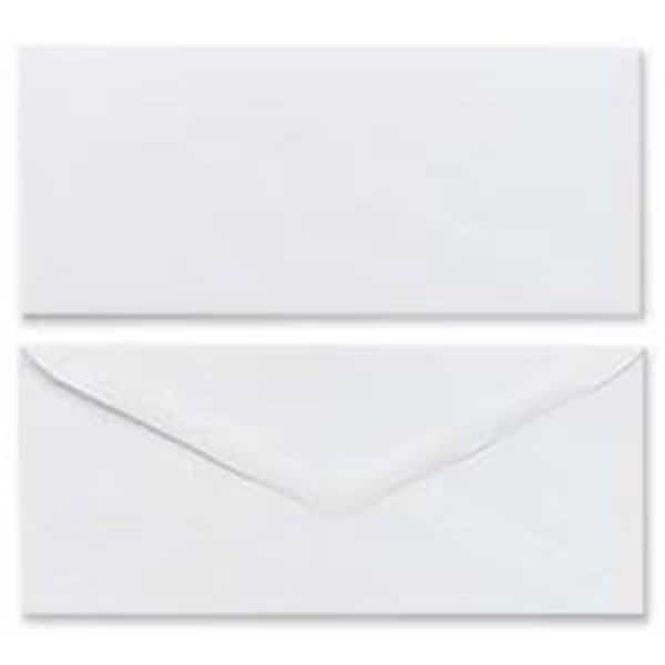 Plain Envelopes; Gummed; No 6.75; 100-BX; White