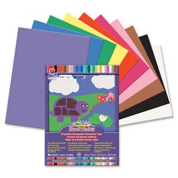 Pacon PAC9107 Construction Paper; 12 in. x 18 in.; 50Shts; 25-PK; Hot Pink