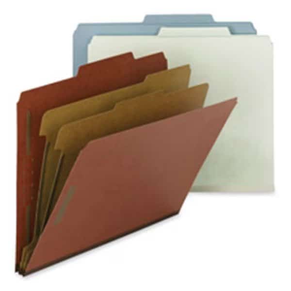 Classification Folder;2 Div.;2 in. Exp.; .4 Cut;Ltr;10-BX;BE, 10PK
