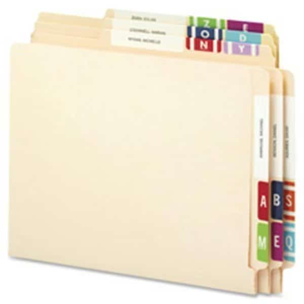 Color Coded LabelA100-PKRed, 100PK