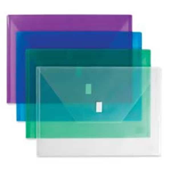 Hook & Loop Closure Poly EnvelopesGreen