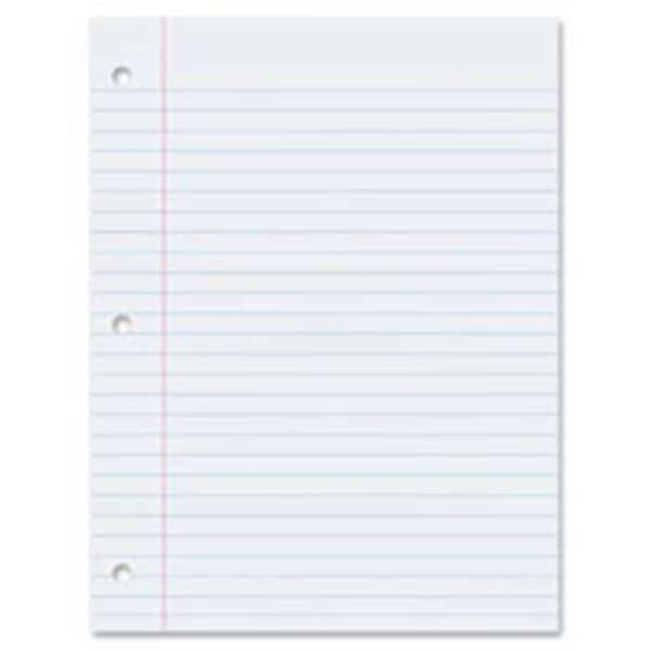 Wide-Ruled Quality Filler Paper; 100 Per Pack