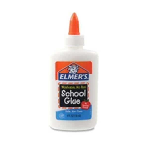 Elmerft.s Products Inc EPIE308 School Glue- Washable-Nontoxic- 7-.63oz.- Dries Clear