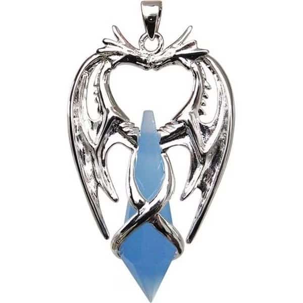 Starlinks CK09 Double Dragon Pendant - Second Sight And Psychic Protection