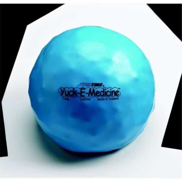 Sportime 021253 3.3 Lbs; 6.5 In. Yuck-E-Medicine Ball - Blue