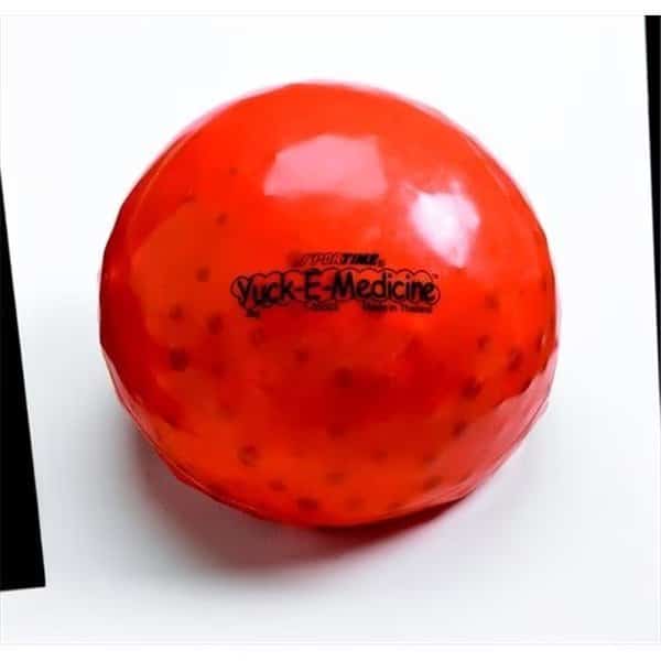 Sportime 021258 8.8 Lbs. - 8.5 In. Yuck-E-Medicine Ball - Orange