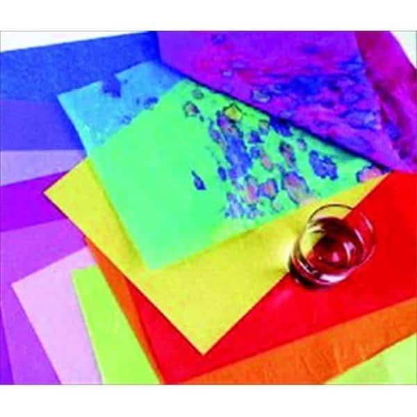 Spectra 006204 Deluxe Bleeding Recyclable Art Tissue Paper; Purple - 24 Sheets