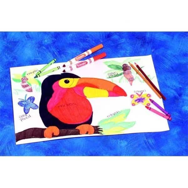 Sax 053943 Drawing Paper White; 80 Lbs. - 9 x 12 In.