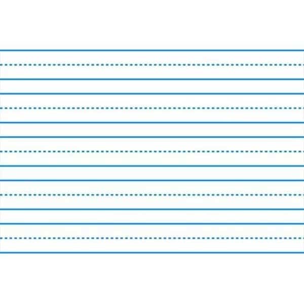 School Smart 085350 Sulphite Long Way Skip-A-Line Writing Paper; 10.5 x 8 In. - White, School Smart, Mfr#: 85350