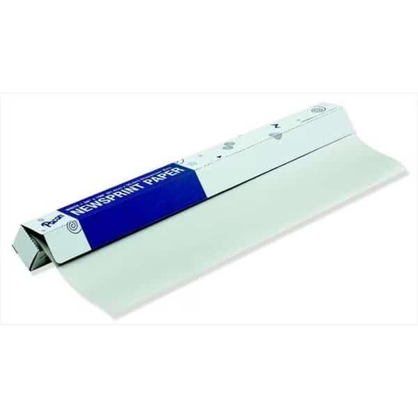 School Smart 085474 Newsprint Roll - 36 In. x 1470 Ft. - White