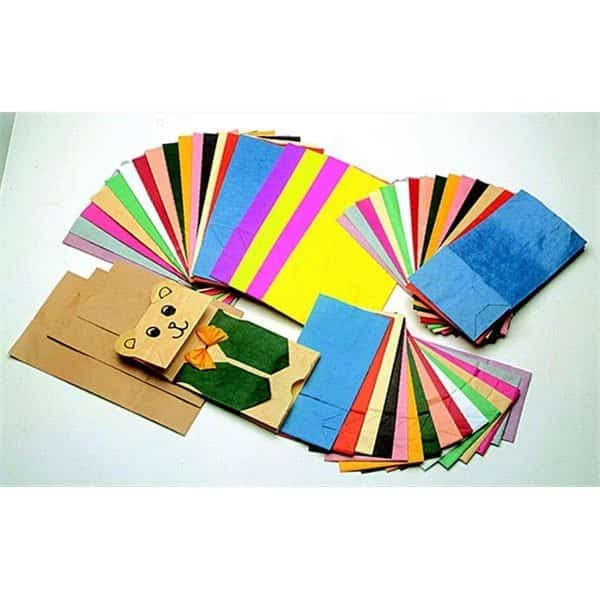 Flat Bottom Paper Bag; 4.5 x 2.5 x 8.5 In; Brown; Pack 100