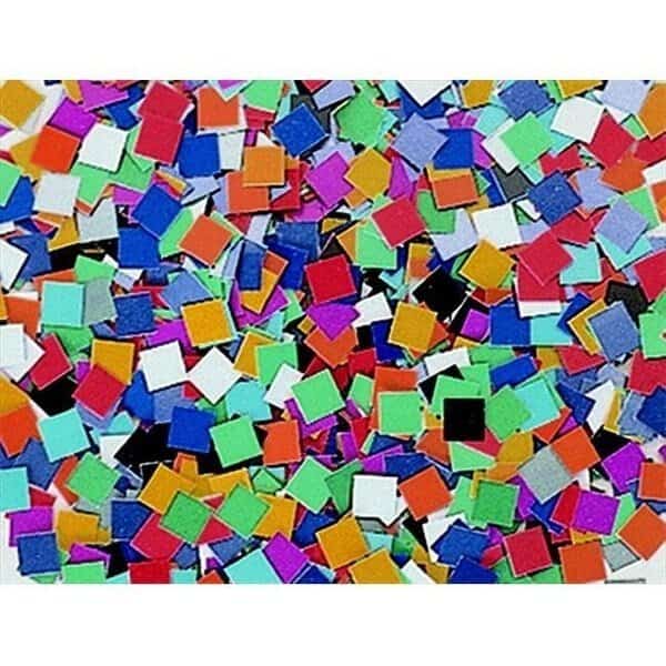School Smart 085723 Colorful Square Mosaic Card Stock Pack; 0.38 In. - Pack Of 10000, School Smart, Mfr#: 85723