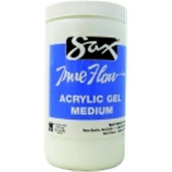 Sax Non-Toxic Gel Acrylic Medium True Flow Paint; Clear High Gloss