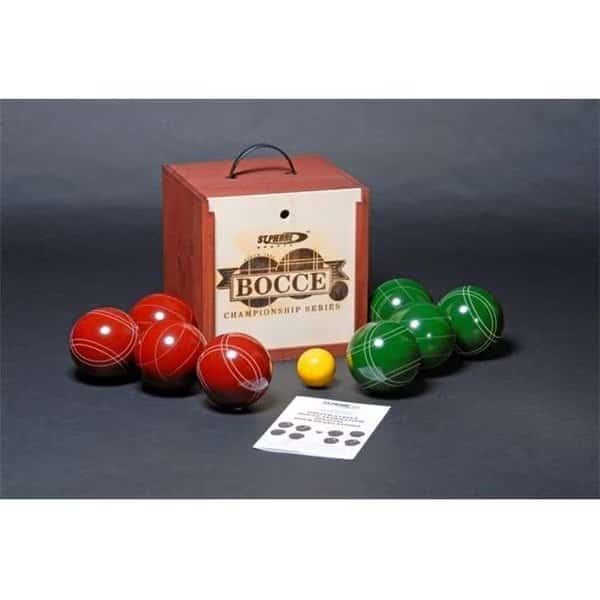 St Pierre TB2 Tournament Series Bocce Outfit in Wood Box