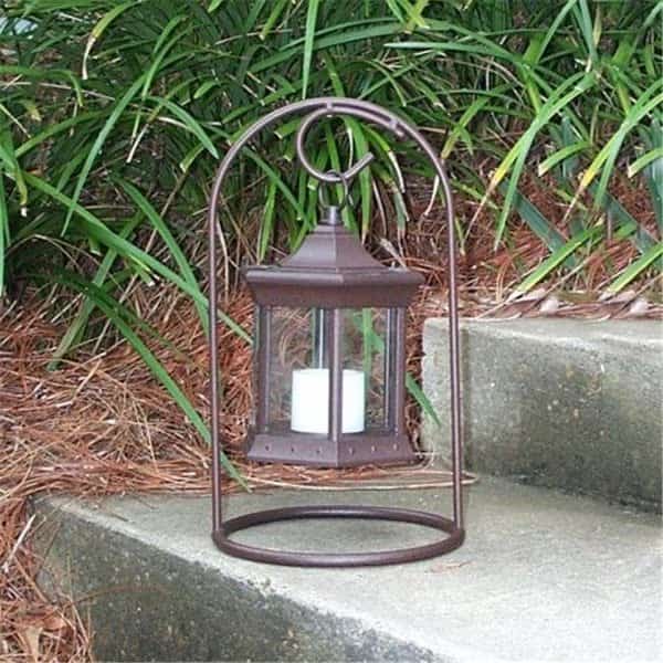 Starlite SLASCG Solar Lantern Arch Stand Clear Glass