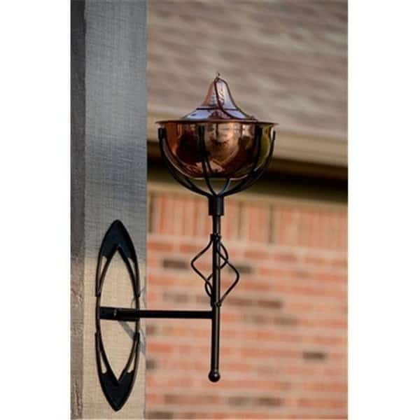 Starlite 1204-SC-Sconce Maui Grande Sconce Aluminum Patio Torch Smooth Copper
