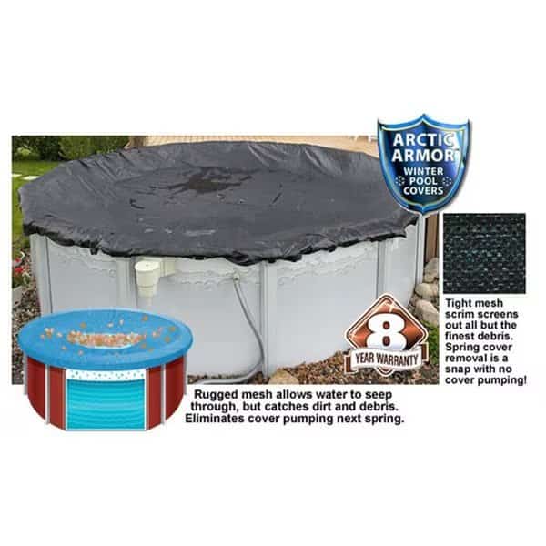 18'x38' Oval Above Ground Mesh Winter Cover