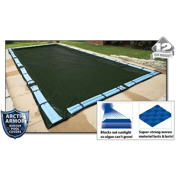 12 Year 16'x32' Rectangle In Ground Swimming Pool Winter Covers