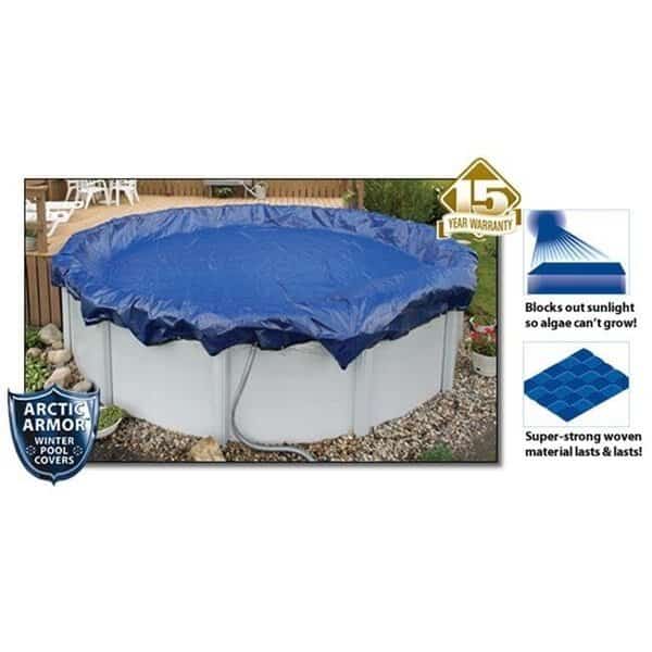 Arctic Armor WC922-4 15 Year 15' x 30' Oval Above Ground Swimming Pool Winter Covers, Arctic Armor, Mfr#: WC922-4