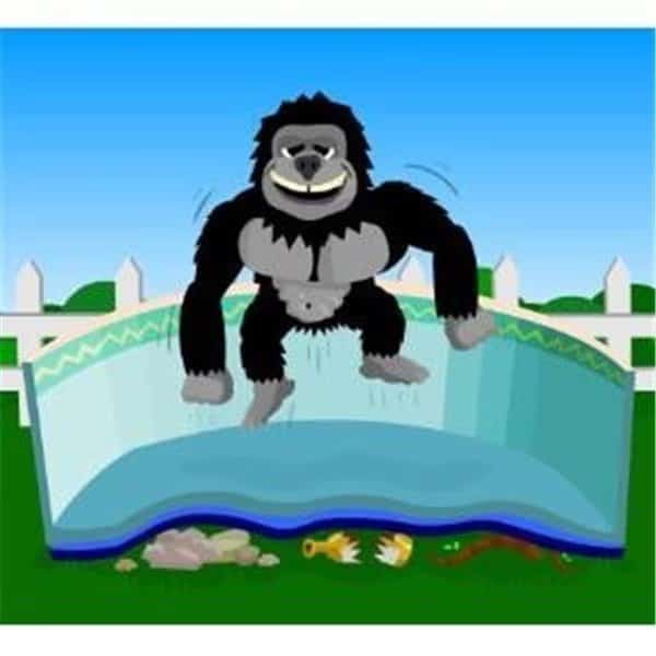 12' x 24' Oval Gorilla Bottom Floor Padding