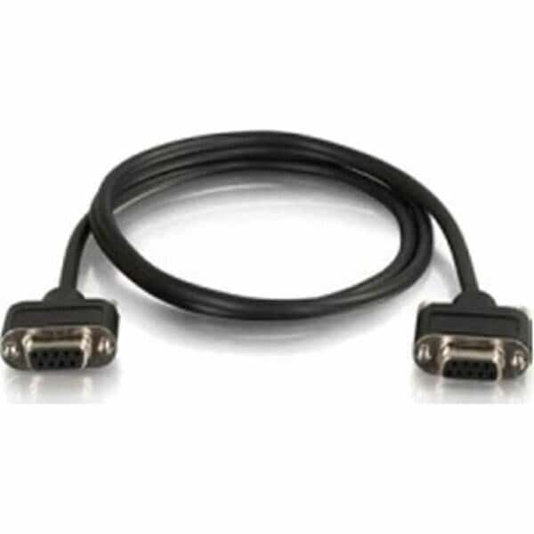 3ft Cmg-rated Db9 Low Profile Null Modem F-f