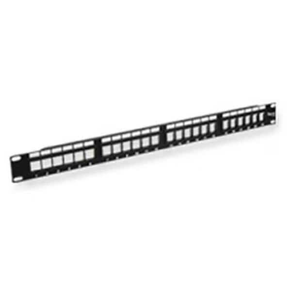 Patchpanel Blank Hd 24Port 1Rms - Black
