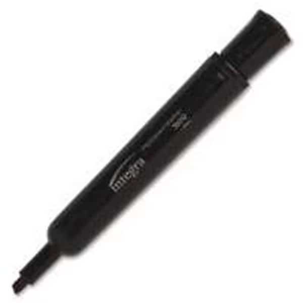 30011 Permanent Marker; Chisel Tip; Black