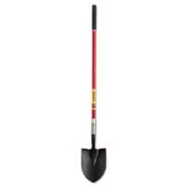 Round Point Shovel, Fiberglass Handle