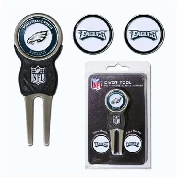 Team Golf 32245 Philadelphia Eagles Divot Tool Pack with Signature tool