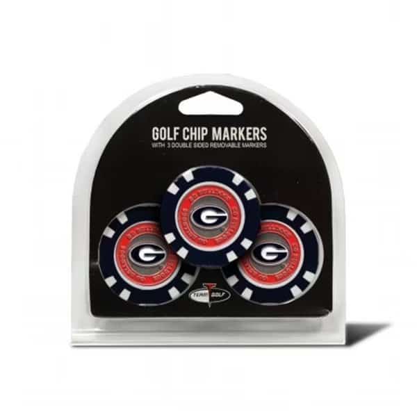 TEAM GOLF 21188 University of Georgia Golf Chip - Pack of 3