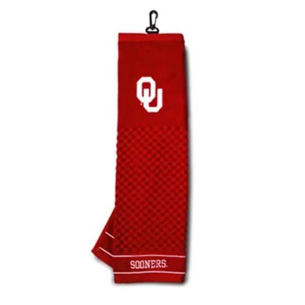 Team Golf 24410 Oklahoma Sooners Embroidered Towel