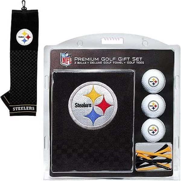 Team Golf 32420 Pittsburgh Steelers Embroidered Towel Gift Set
