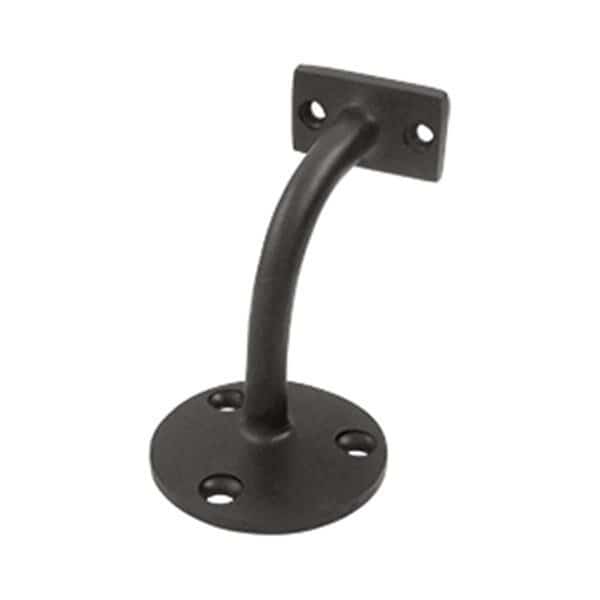 3.18 in. Projection Light Duty Hand Rail Brackets, Oil Rubbed Bronze - Solid