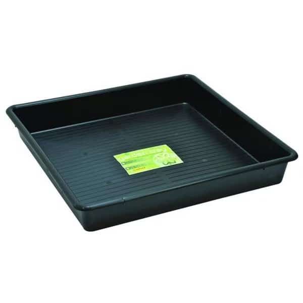 TDI Brands GP172B Tierra Garden 80 Cm Square Tray; Black