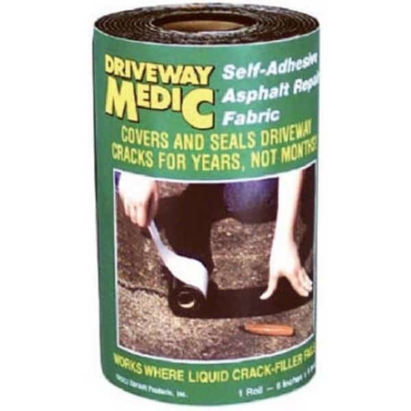 Cofair Products 609MD 6 in. x 9 ft. Self-Adhesive Asphalt & Blacktop Driveway Repair Fabric