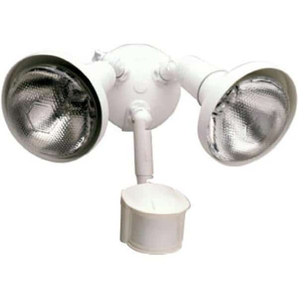 Cooper Lighting MS185RW White Motion Activated Regent Security Flood Light