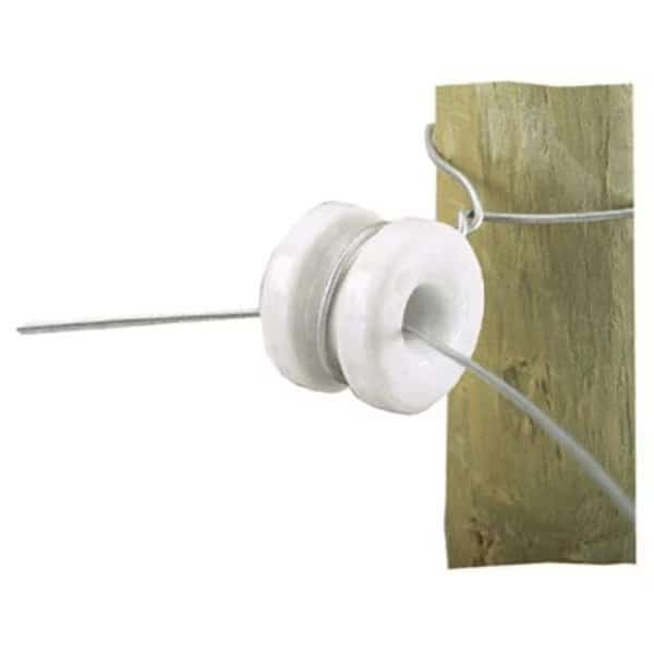 Dare Products 2356-10 Heavy Duty; Porcelain Corner Insulator; 10 Pack