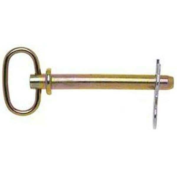 25640 0.87 x 4.25 in. Zinc Plated Hitch Pin- Yellow