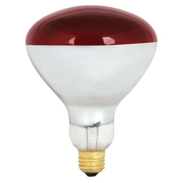 250R40-R 250W Heat Lamp; Red