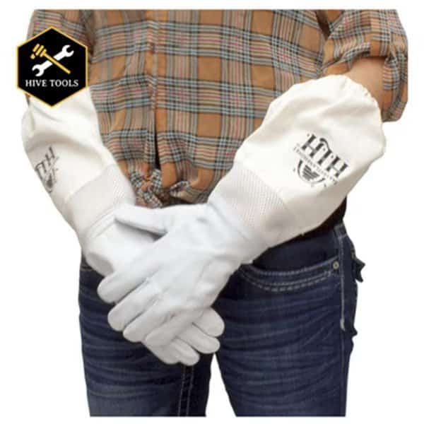CLOTHGS-103 Goat Skin Beekeeping GlovesSmall