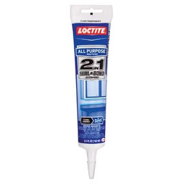 Henkel 1937108 5.5 oz. 2 In 1 All Purpose Adhesive Caulk; Clear
