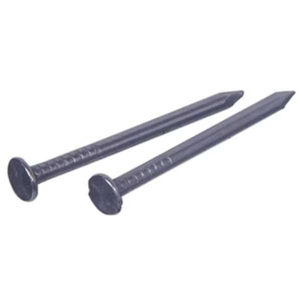 Common Nail, 2-1/2 in L, 8D, Steel, Bright Finish