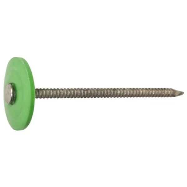 Common Nail, 1-1/2 in L, Steel, Galvanized Finish