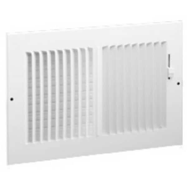 American Metal Products 382W8X6 2 Way Sidewall Register; 8 x 6 in