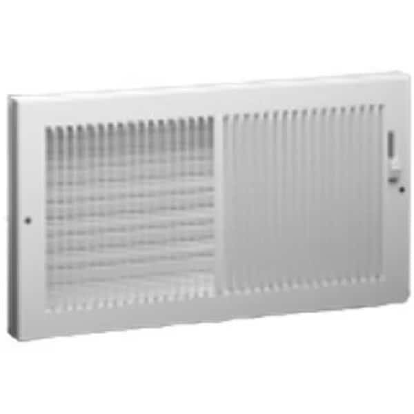 American Metal Products 367W14X6 White Baseboard Register; 14 x 6 in