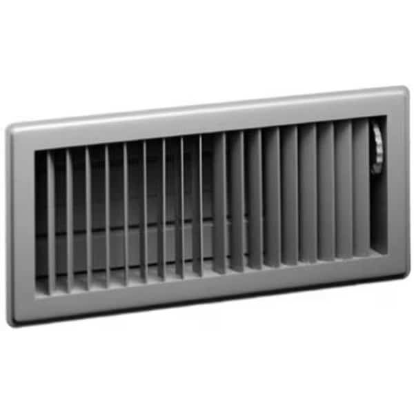 American Metal Products 413W2X10 White Floor Register; 2 x 10 in